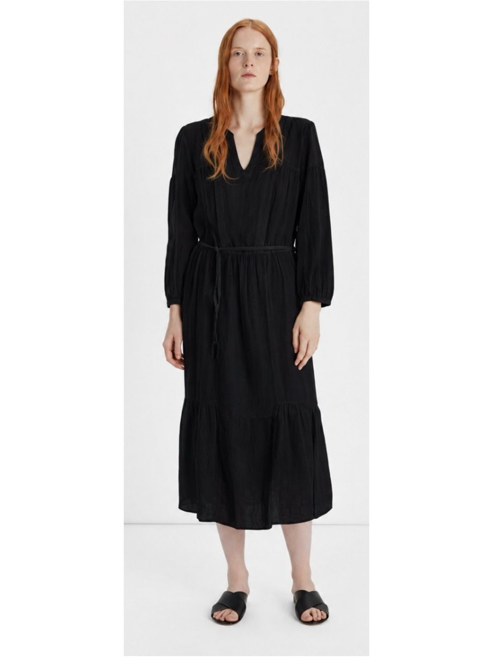 ISABEL MARANT ÉTOILE Dorset Chic Linen Dress Size 34 ~ New No Tags ~ in Black